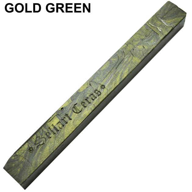 Bastão Cera Para Lacre Flexível Golden Green