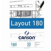 Bloco Canson Layout 180gm Branco - A3