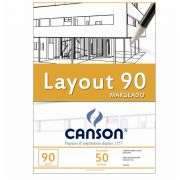 Bloco Canson Layout 90gm Branco - A3+