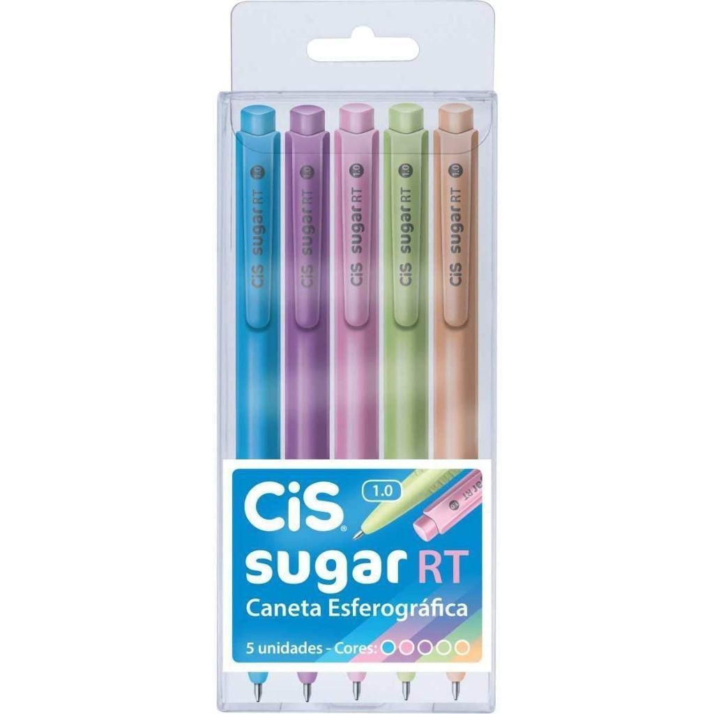 Caneta Cis Sugar Rt - 5 cores