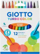 Caneta Hidrocolor Giotto - 12 cores - TurboColor 