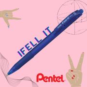 Caneta iFeel It - Pentel - Azul - 0.7mm