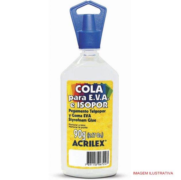 Cola para E.V.A e Isopor Acrilex - 90g