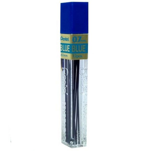 Grafite Pentel 0.7mm Azul