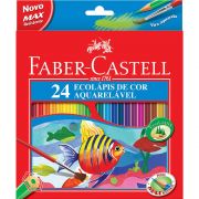 Lápis Aquarelável Faber Castell - 24 cores