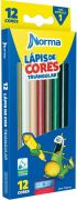 Lapis de cor Norma Triangular - 12 Cores