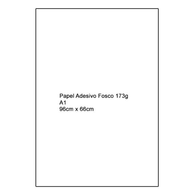 Papel Adesivo Fosco 173g A1