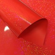 Papel Metallik Confeti Vermelho 180g A4