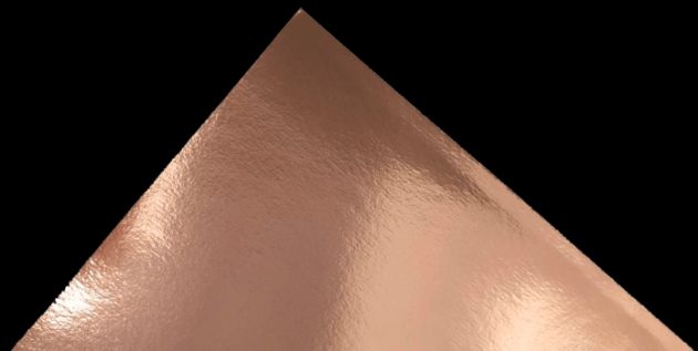 Papel Metallik Laminado - Rosé Gold 180g