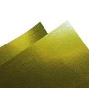 Papel Metallik Laminado Telado Dourado 250g