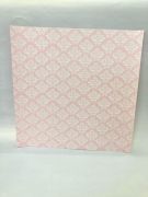 Papel Scrap Ornamento Rosa Luxo